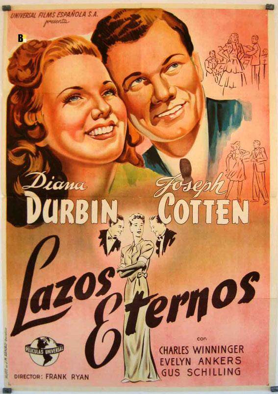 Lazos Eternos 1943dir Frank Ryancast Deanne Durbinjoseph Cottencharles Winningerespa A 70x100 Cm 27x41 Inches 1 Sh Poster 1943 Kunst Nbsp Nbsp Grafik Nbsp Nbsp Poster Benito Original Movie Poster