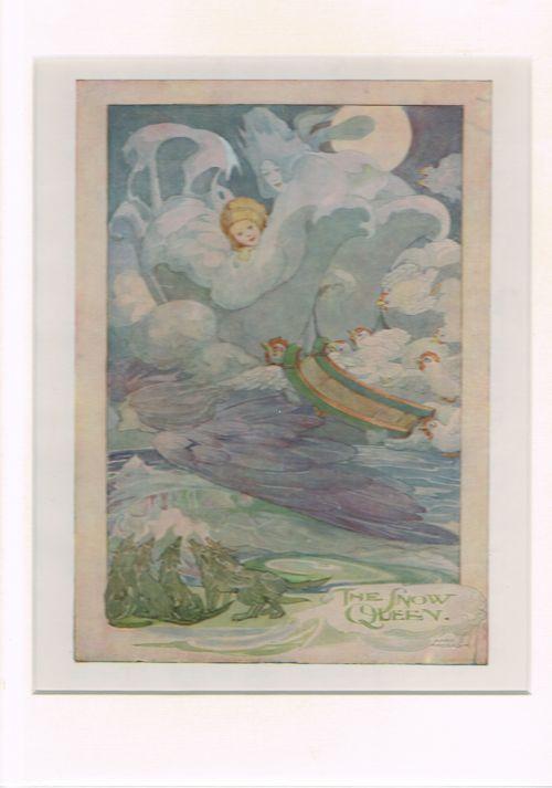 The Snow Queen (Mounted Illustration from The Anne Anderson Picture