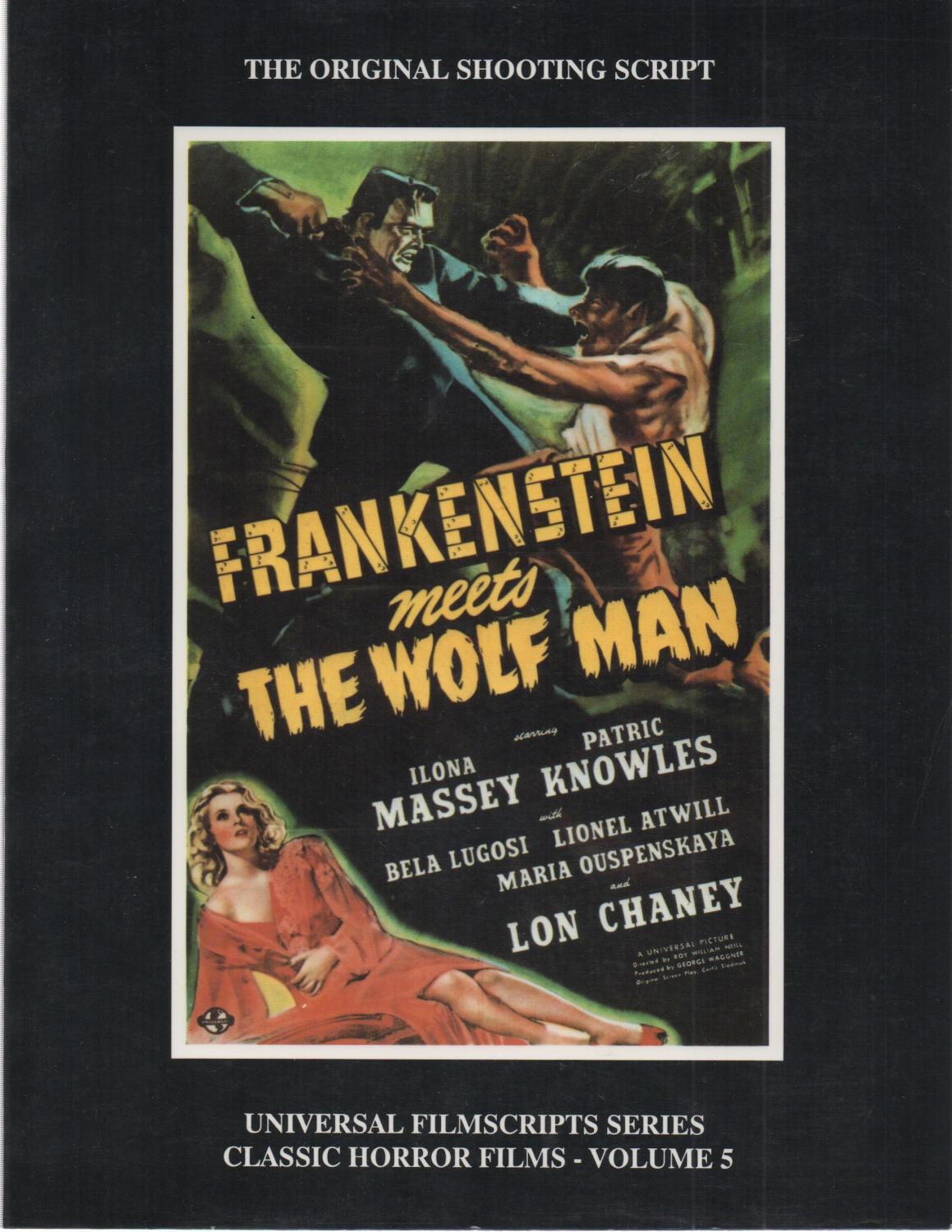 Frankenstein Meets the Wolf Man by Philip J. Riley (ed): Near Fine Soft ...