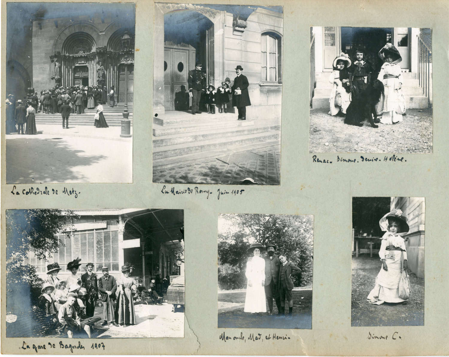Album de famille, 1905 by Photographie originale / Original photograph:  (1910) Photograph
