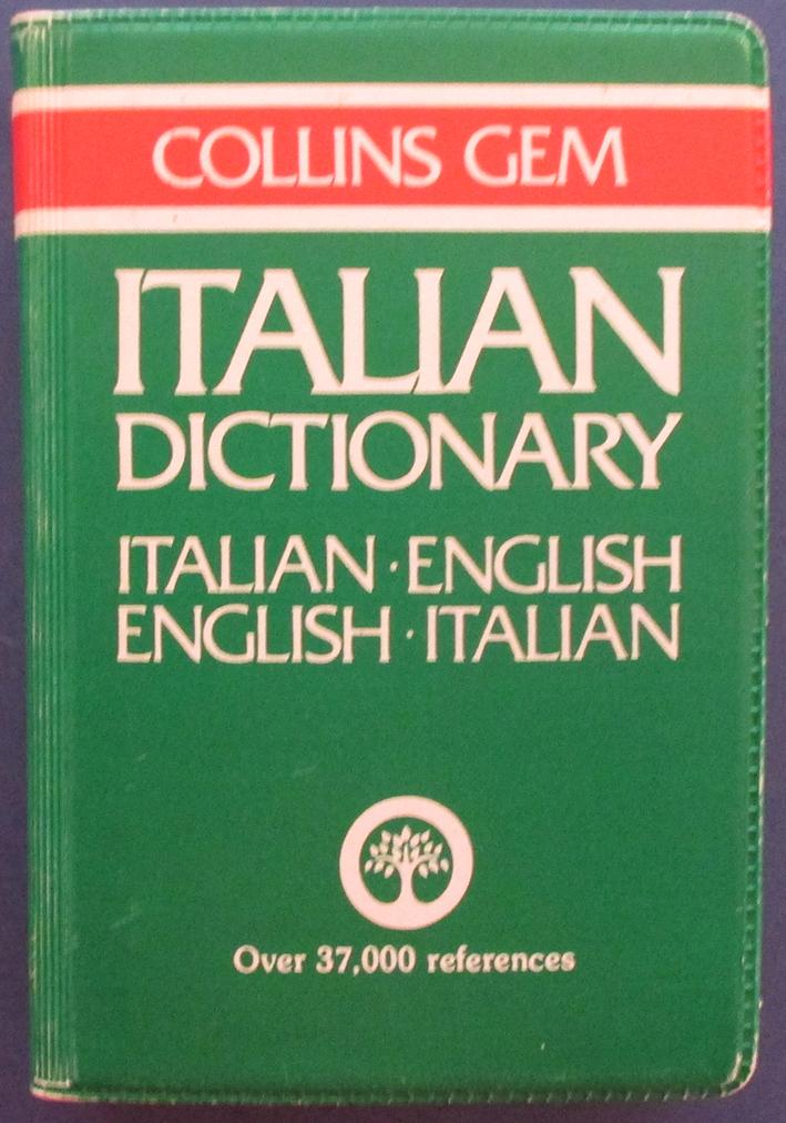 Collins Gem Mini Italian Dictionary Vintage( 1997)italian-English