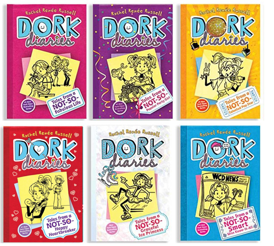 DORK DIARIES Children s Series By Rachel Renee Russell HARDCOVER Set 
