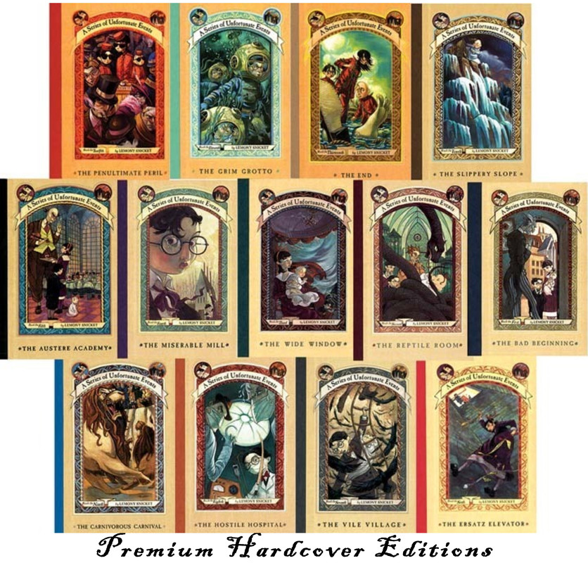 Lemony Snicket A SERIES OF UNFORTUNATE EVENTS Collection HARDCOVER