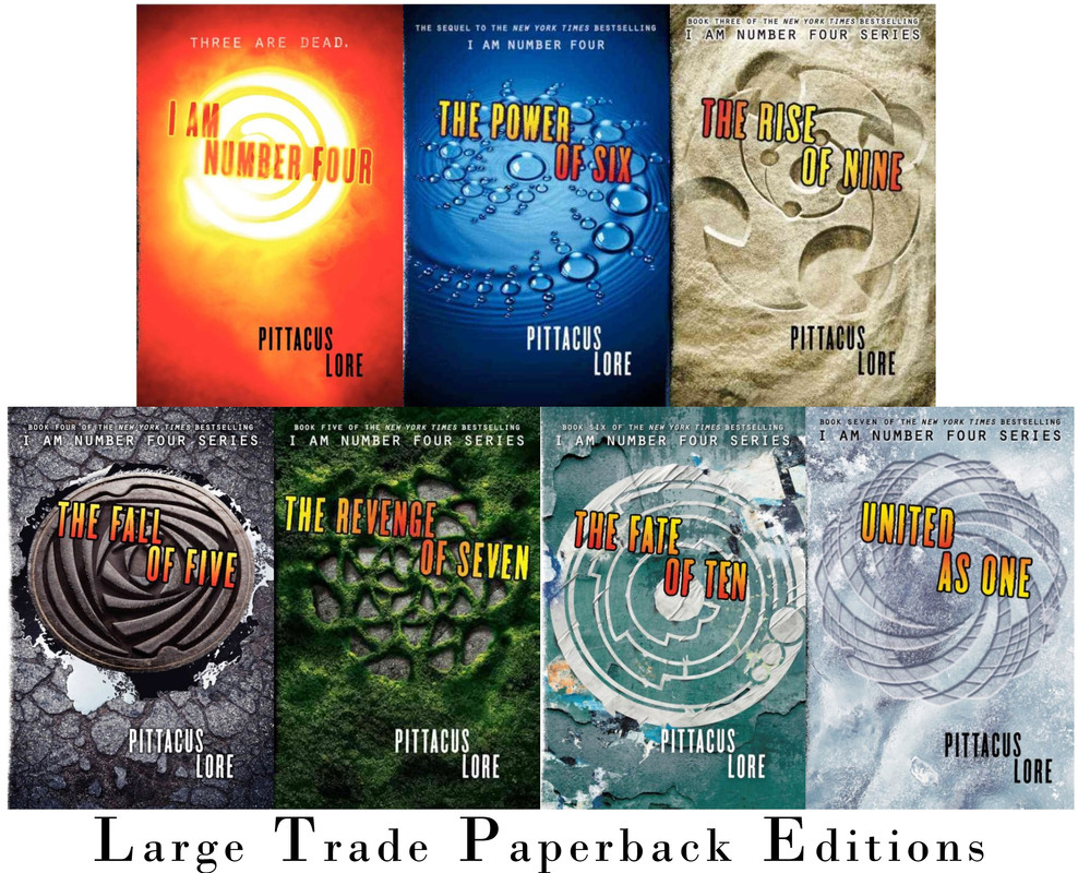 Lorien Legacies Series 7 Books Collection Set By Pittacus Lore I