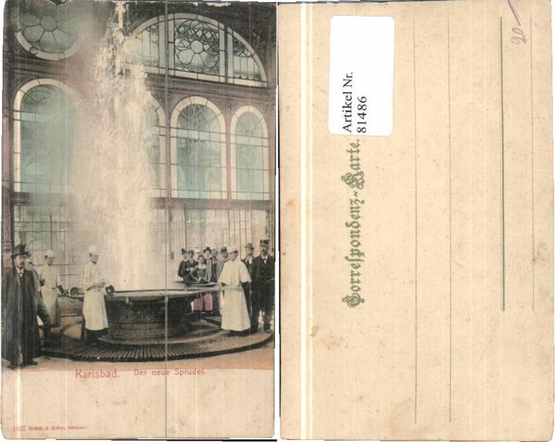 Sold at Auction: Sprudelstein Karlsbad 1920er Jahre