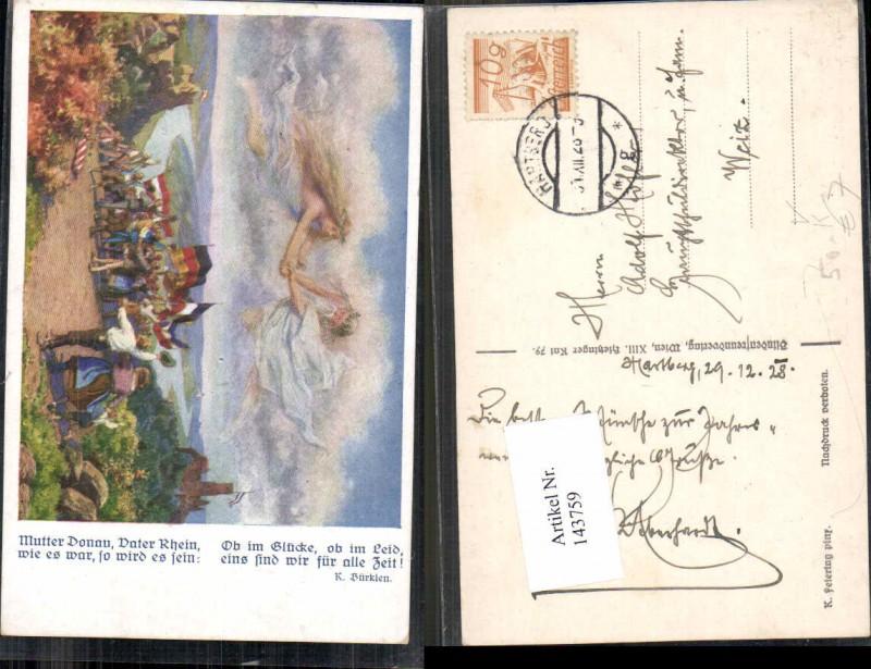 143759,Karl Feiertag Patriotik Mutter Donau Vater Rhein:  Manuscript&nbsp;/&nbsp;Paper&nbsp;Collectible | Versandhandel Lehenbauer