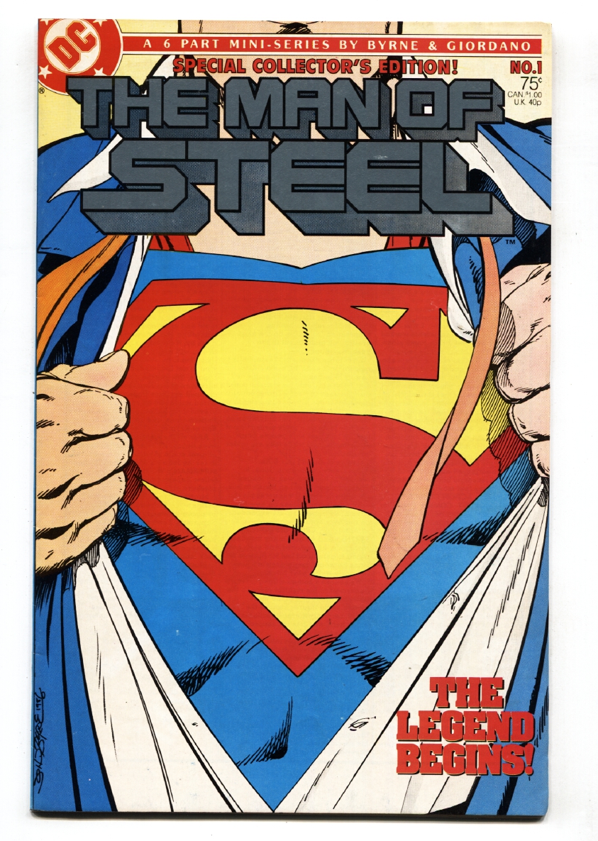 The man of steel comic books issue 1