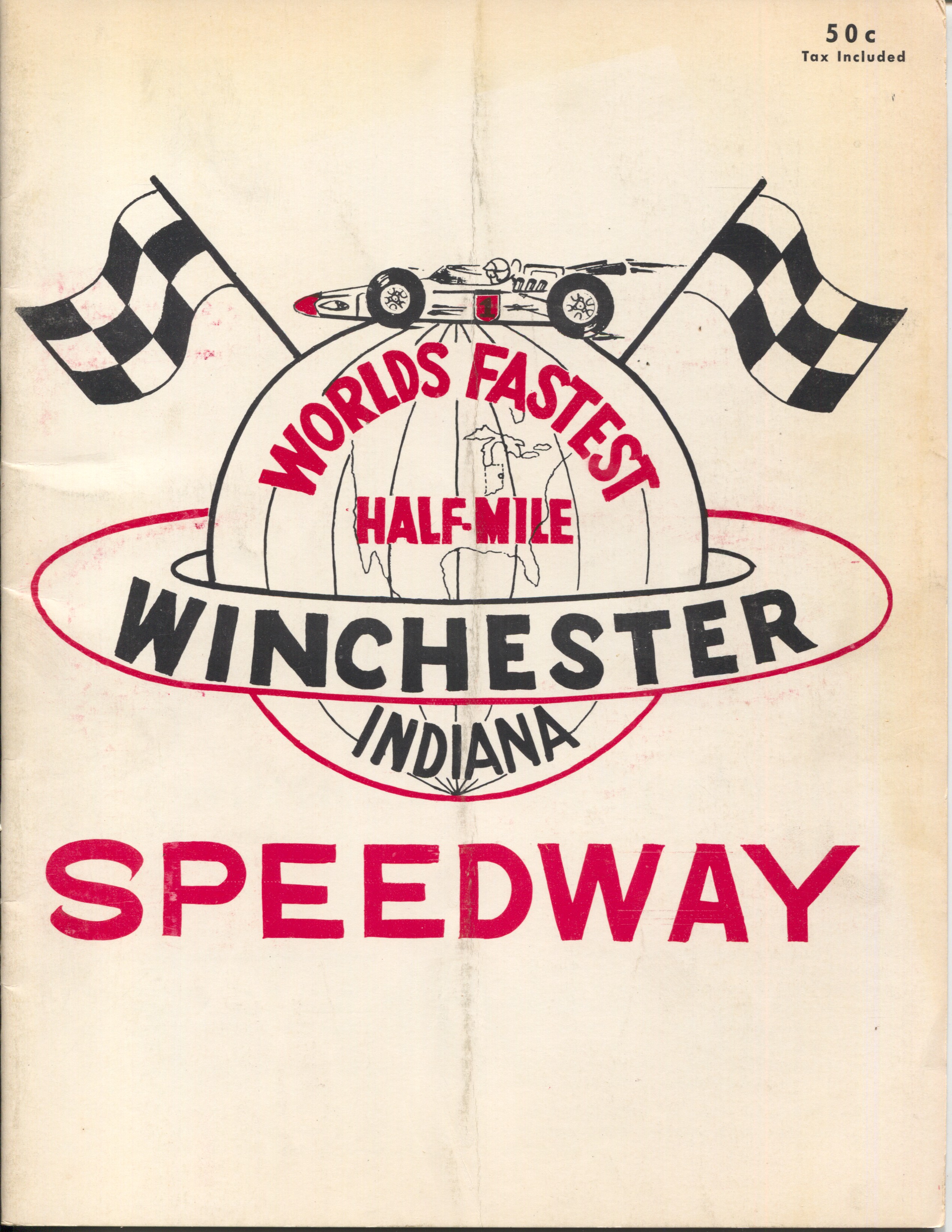 Winchester Speedway USAC Sprint Car Race Program 1967race info