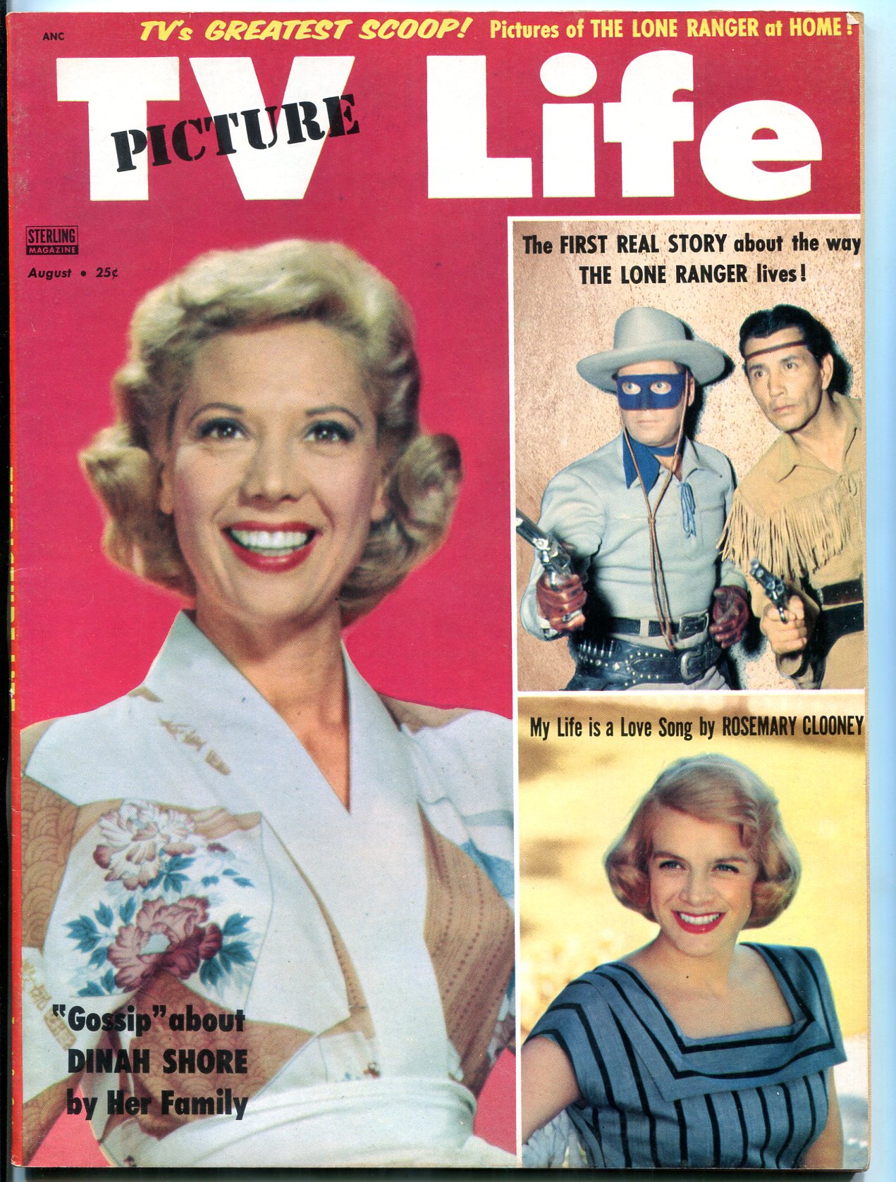 Tv Picture Life Magazine August 1957 Lone Ranger Dinah Shore 1957 Magazine Nbsp Nbsp Periodical Dta Collectibles Tv Picture Life Magazine August 1957 Lone Ranger Dinah Shore 1957 Magazine Nbsp Nbsp Periodical Dta Collectibles