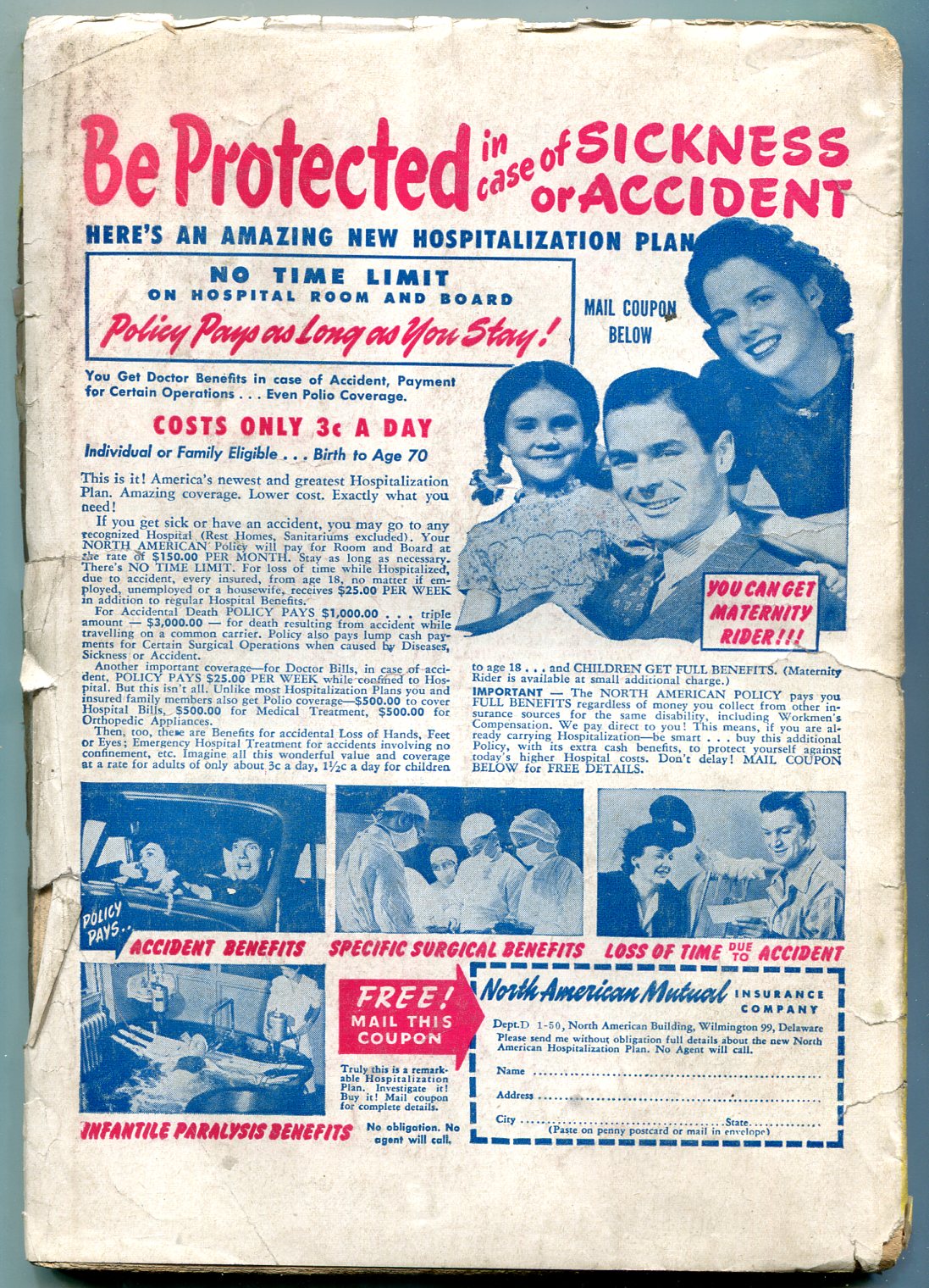 Sports Fiction Pulp January 1950 Black Sheep Halfback Football VG