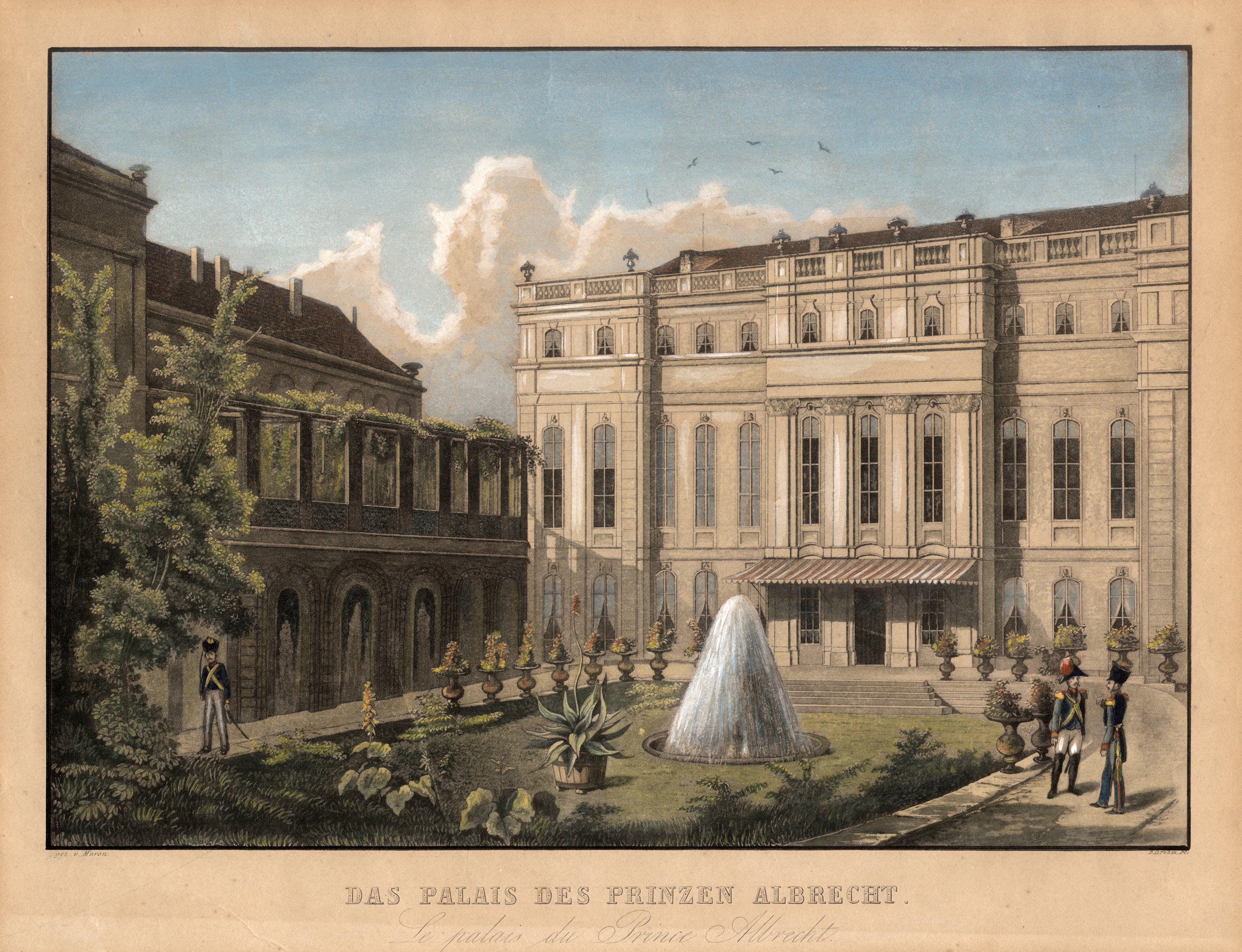 Das Palais des Prinzen Albrecht. Le Palais du Prince Albrecht. von