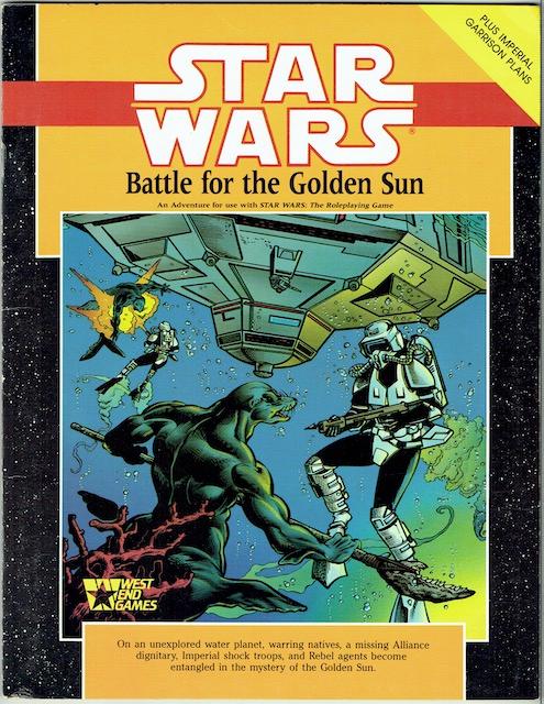 Star Wars: Battle For The Golden Sun (Star Wars Roleplaying Game) by  Douglas Kaufman: Very Good Paperback (1988)