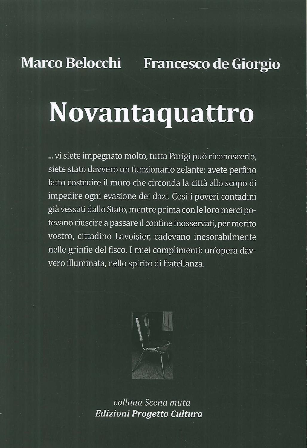 Novantaquattro - Marco Belocchi; Francesco De Giorgio