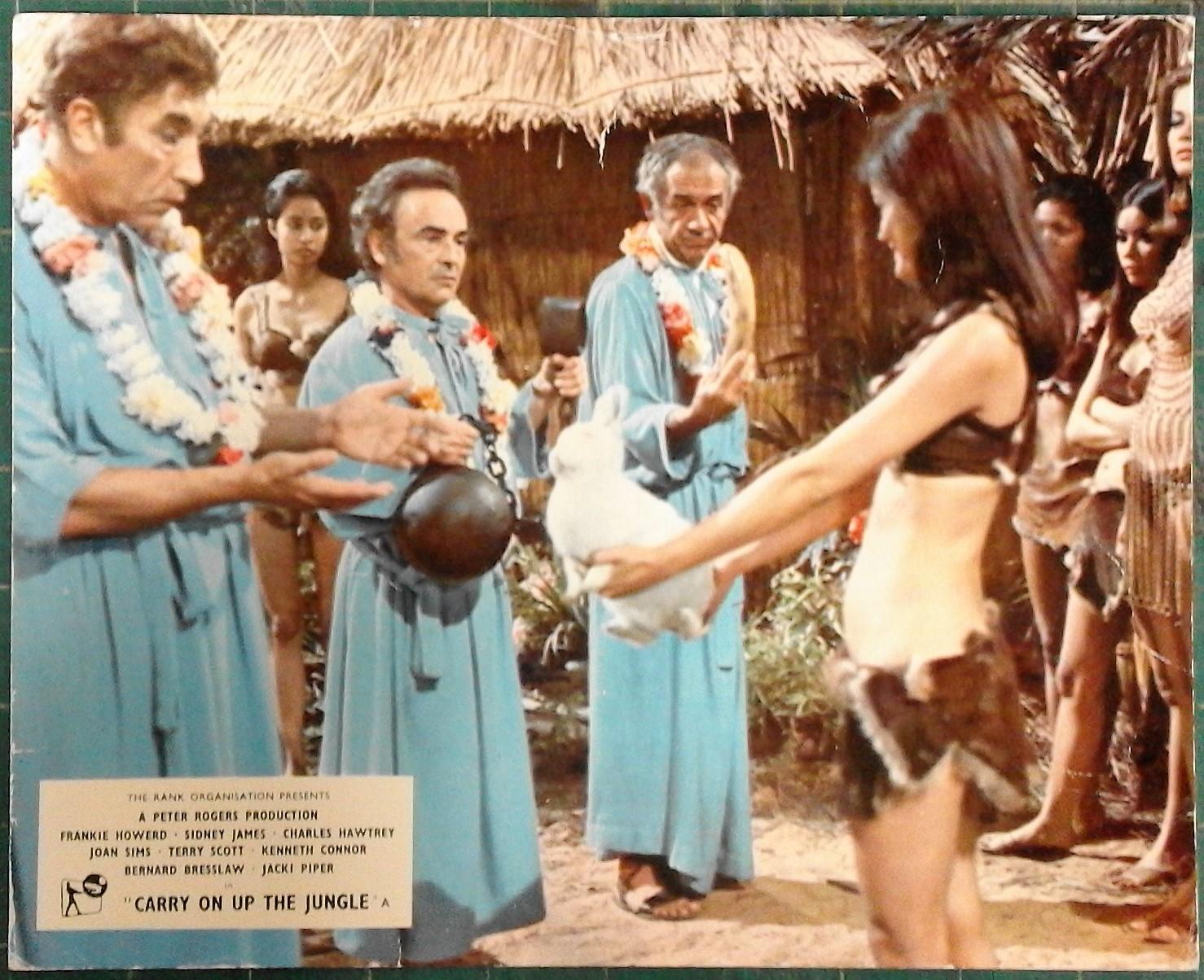 Carry on Up The Jungle movie trading cards 