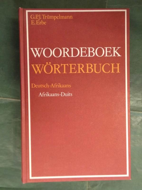 Woordeboek / Wörterbuch - Afrikaans-Duits und Deutsch-Afrikaans - Trümpelmann, G.P.J. und Erbe, E.