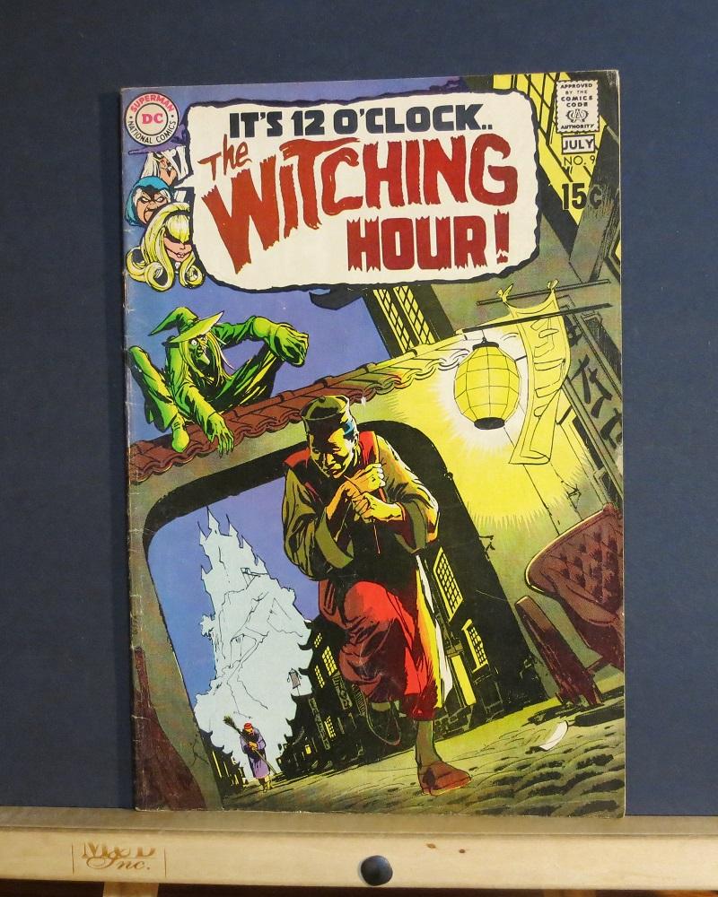 The Witching Hour 9 By Neal Adams Cover Art And Alex Toth Jose Delbo Jack Sparling 1970 1st Edition Comic Tree Frog Fine Books And Graphic Arts