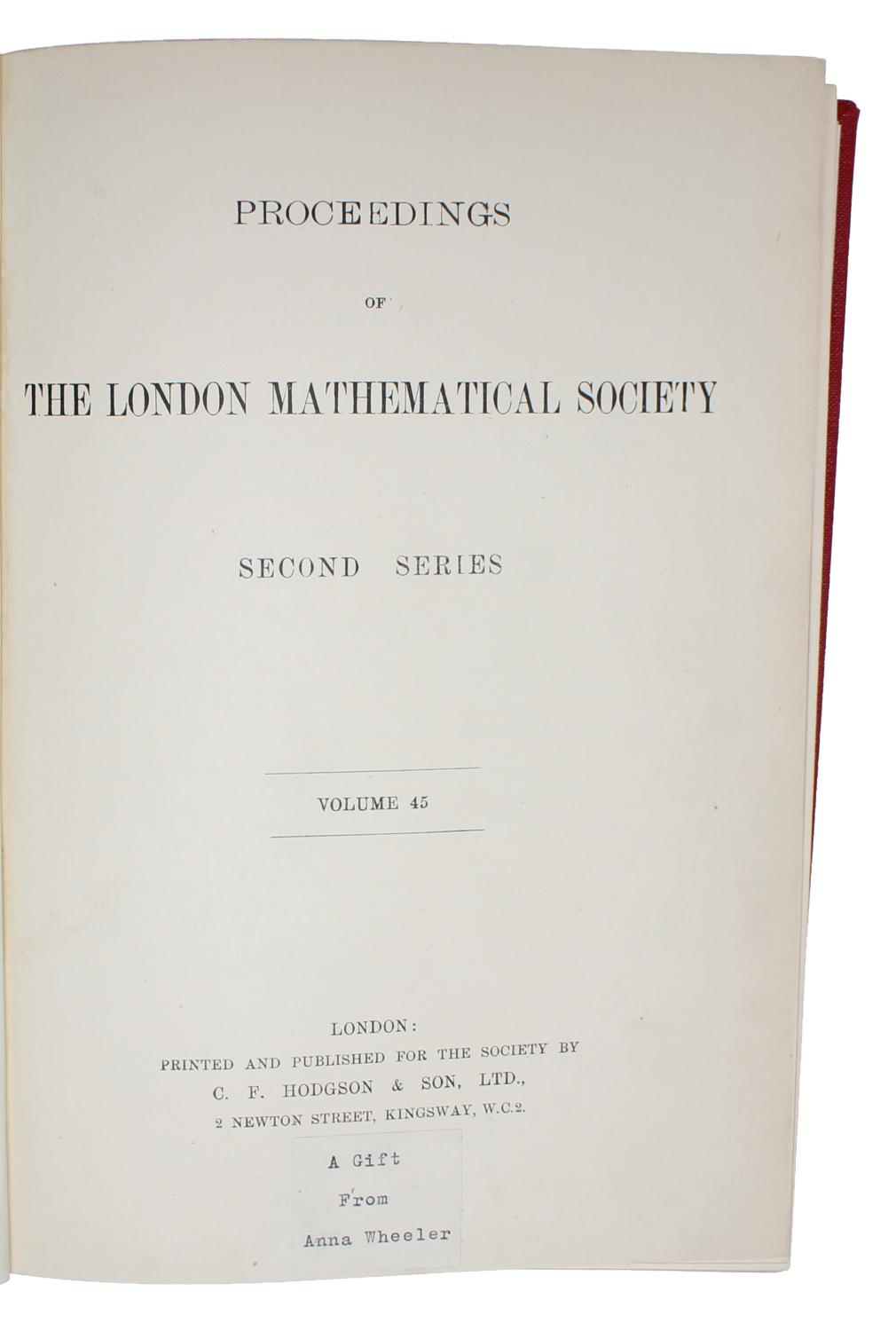Systems of logic based on ordinals received 31 may 1938 read 16