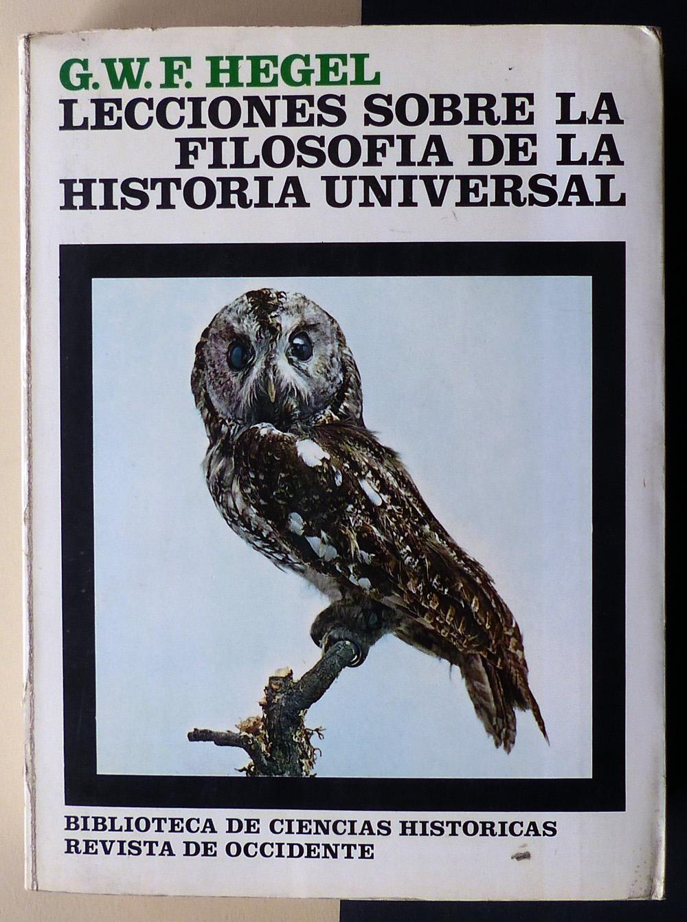 Lecciones sobre la Filosofía de la Historia Universal. - HEGEL, G.W.F.