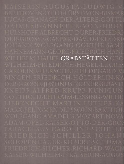 Grabstätten bedeutender Persönlichkeiten der deutschen Geschichte - Valentien, Christoph und Günther Bachmann