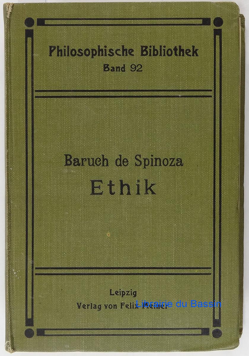 Baruch de Spinoza Ethik - Collectif