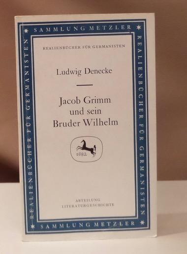 Jacob Grimm und sein Bruder Wilhelm. - Brüder Grimm - Denecke, Ludwig.