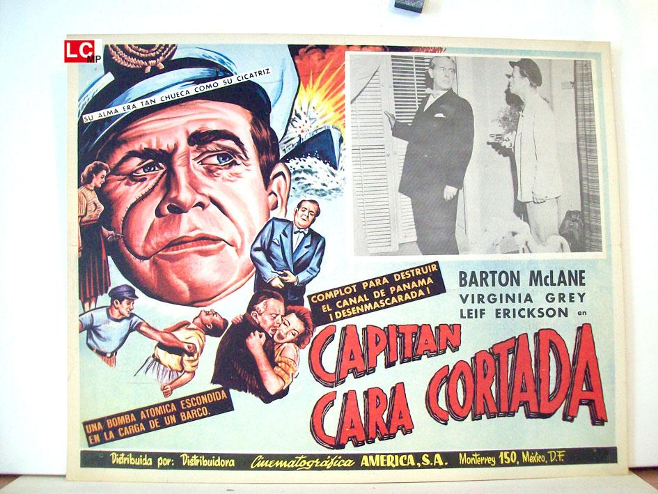 CAPITAN CARA CORTADA - 1953Dir: Paul GuilfoyleCast: Barton MacLaneVirginia GreyLeif 31 x x 16 CHECK THE PICTURE FOR CONDITION: (1953) Arte / Grabado / Póster | ORIGINAL LOBBY CARD CAPITAN CARA CORTADA - 1953Dir: Paul GuilfoyleCast: Barton MacLaneVirginia GreyLeif 31 x x 16 CHECK THE PICTURE FOR CONDITION: (1953) Arte / Grabado / Póster | ORIGINAL LOBBY CARD