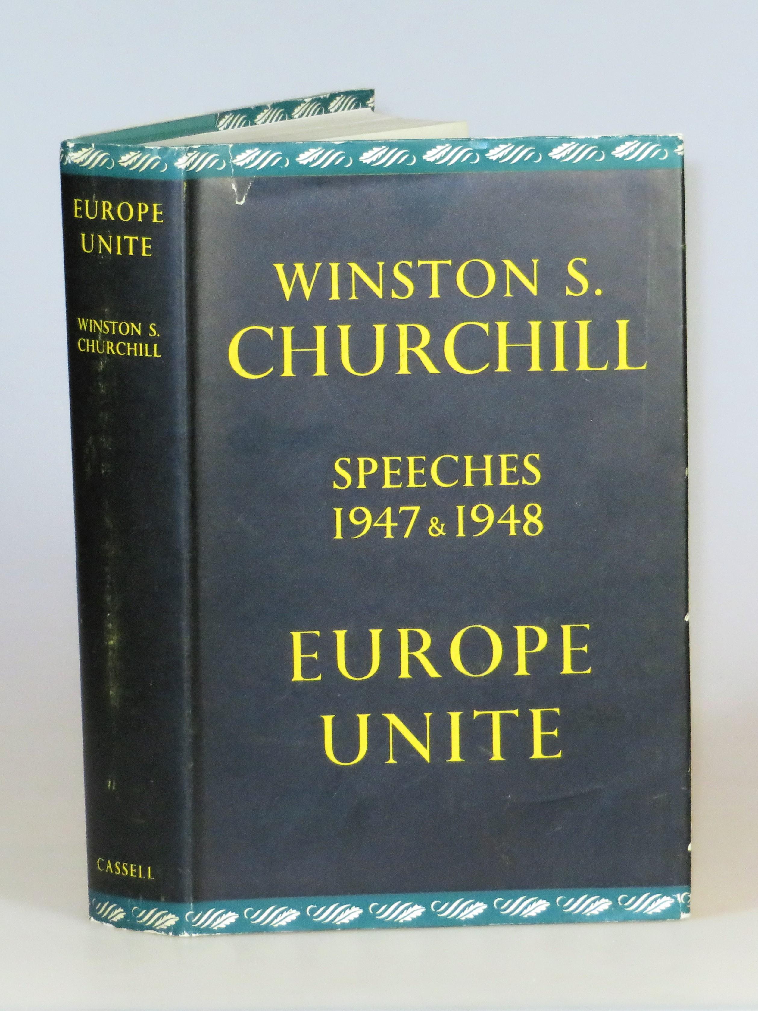 Europe Unite by Winston S. Churchill: Hardcover (1950) First edition ...
