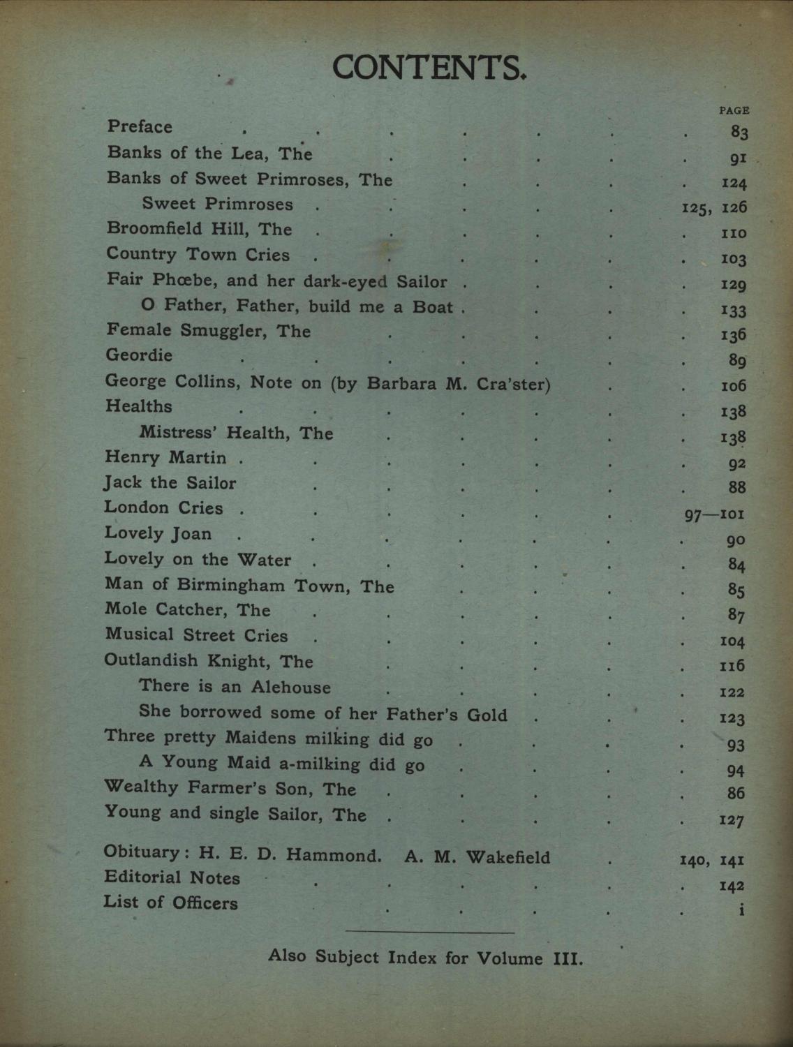 Journal of the FolkSong Society, No. 15 (Vol. 4, No. 2) by J