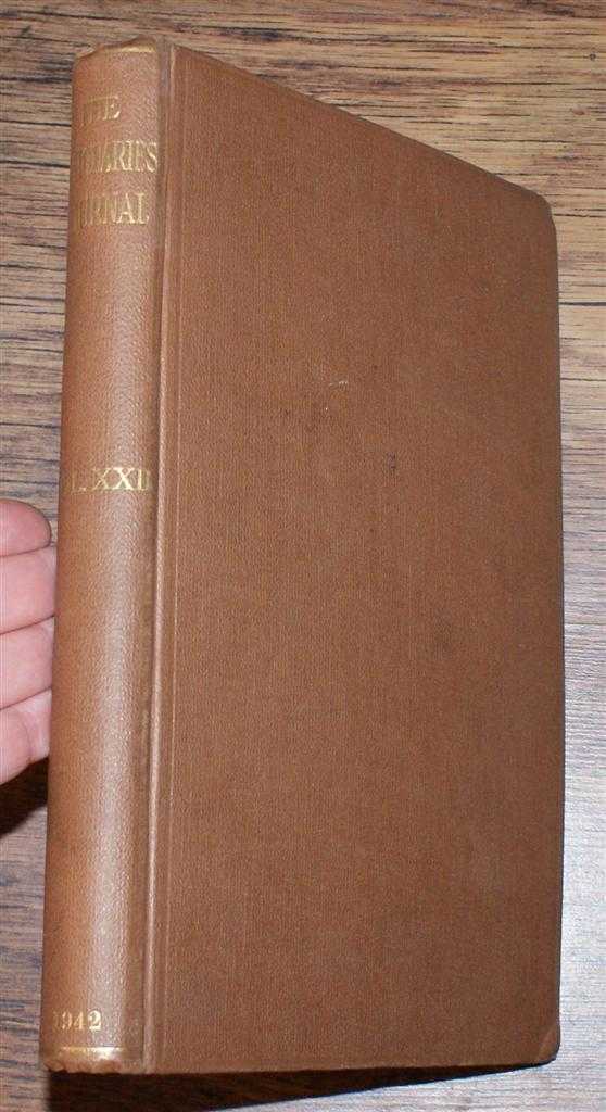 The Antiquaries Journal, Being the Journal of The Society of Antiquaries of London, Volume XXII, 1942, Numbers 1, 2, 3 and 4. January, April, July an