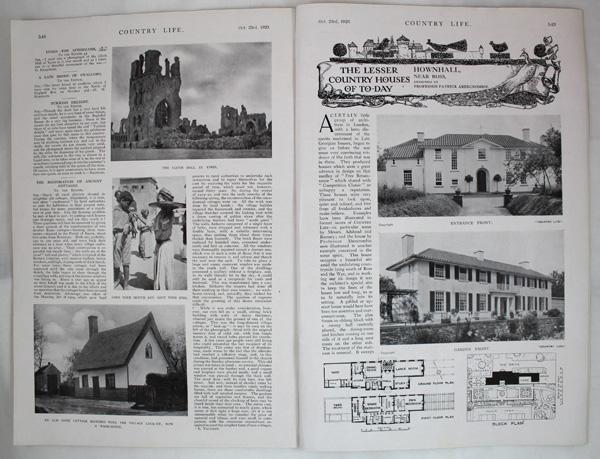 Old issues of Country Life magazine 1897-1940