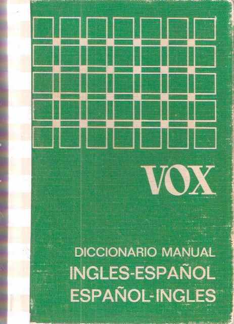 Vox Diccionario manual. Inglés-Español. Español-Inglés - VV.AA