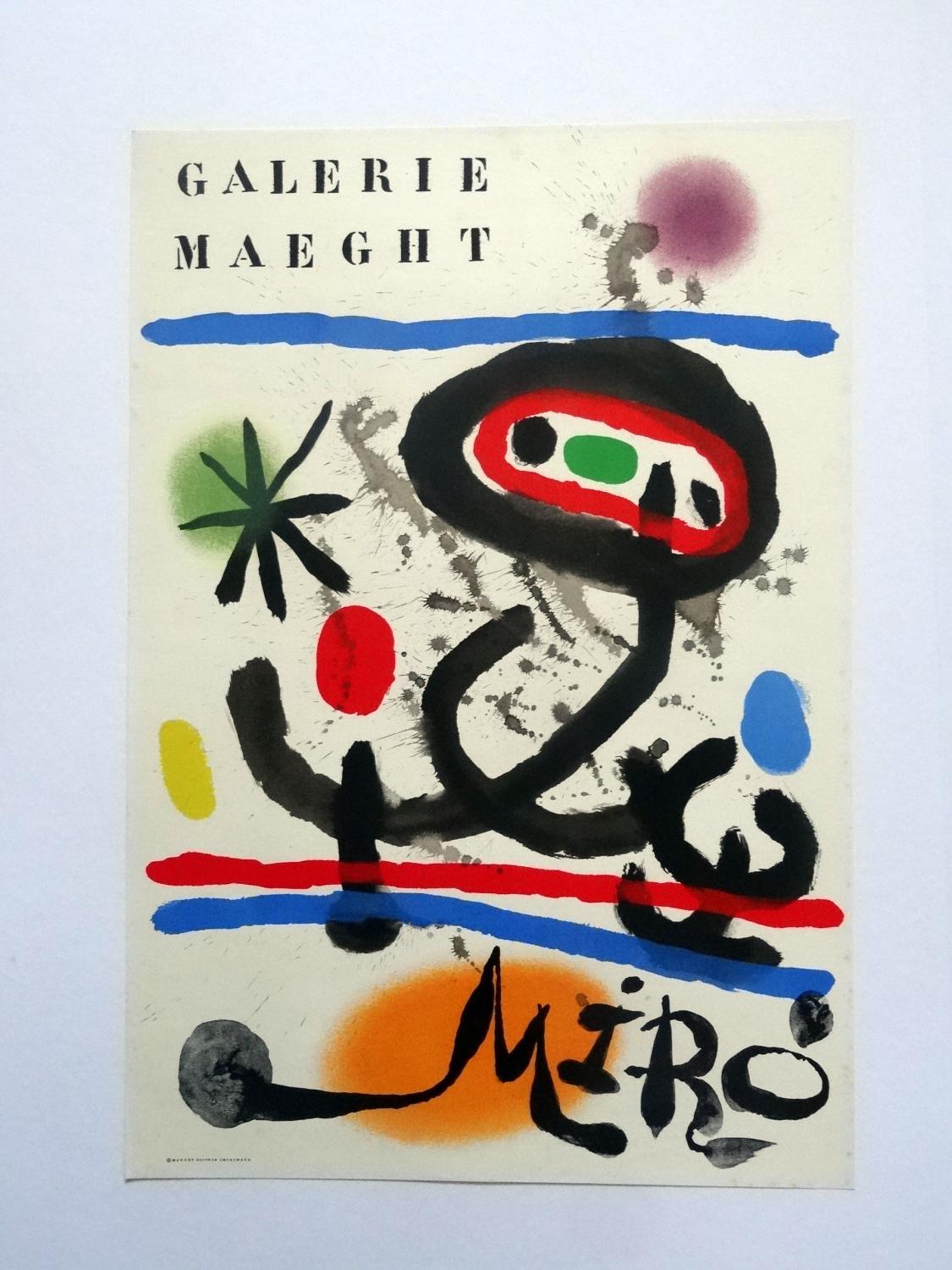 Stearinlys frekvens Fahrenheit Poster Affiche Plakat - Joan Miró. Galeria Maeght. by Joan Miró: (1978)  Magazine&nbsp;/&nbsp;Periodical | castlebooksbcn