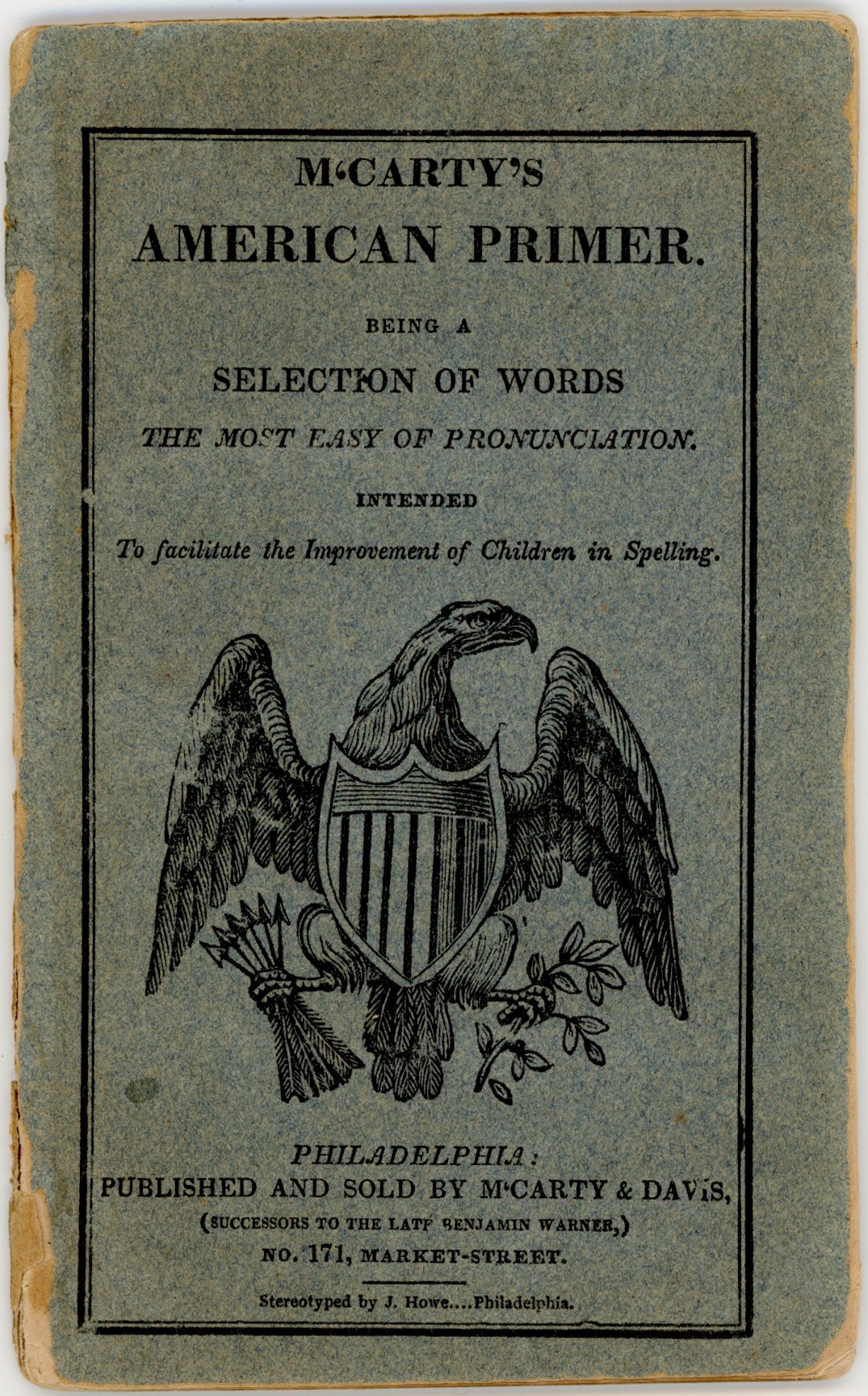 M'Carty's American Primer. Being a Selection of Words The Most Easy of
