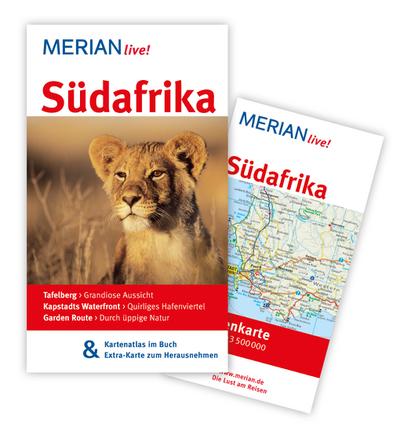 Südafrika: Mit Kartenatlas im Buch und Extra-Karte zum Herausnehmen (MERIAN live) : Neu: Mit Kapitel grüner reisen. Mit Kartenatlas - Thomas Knemeyer