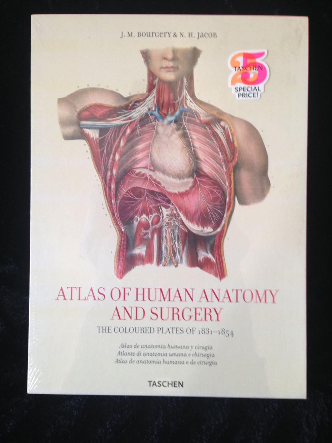 ATLAS OF HUMAN ANATOMY AND SURGERY :The coloured plates of 1831 1854 by  J.M. Bourgery & N. H. Jacob: Nuevo (2008) 1ª. | LA TIENDA DE PACO