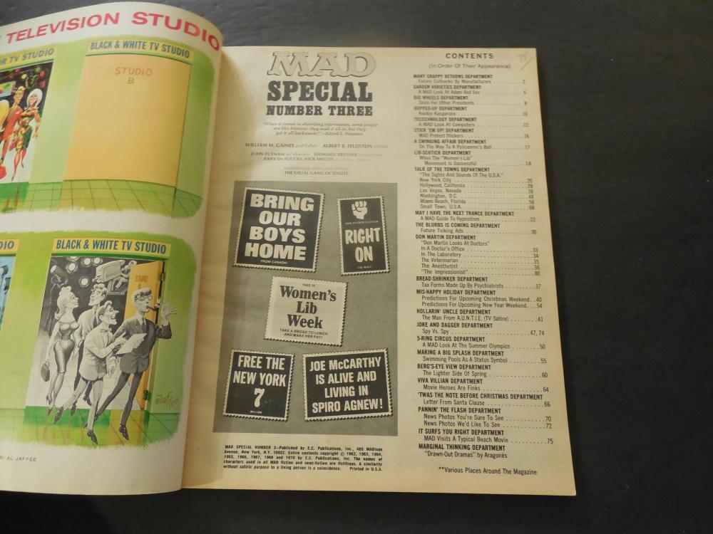 MAD Special #3 1970 Bronze Age Silliness From EC Comics: (1970) Comic ...