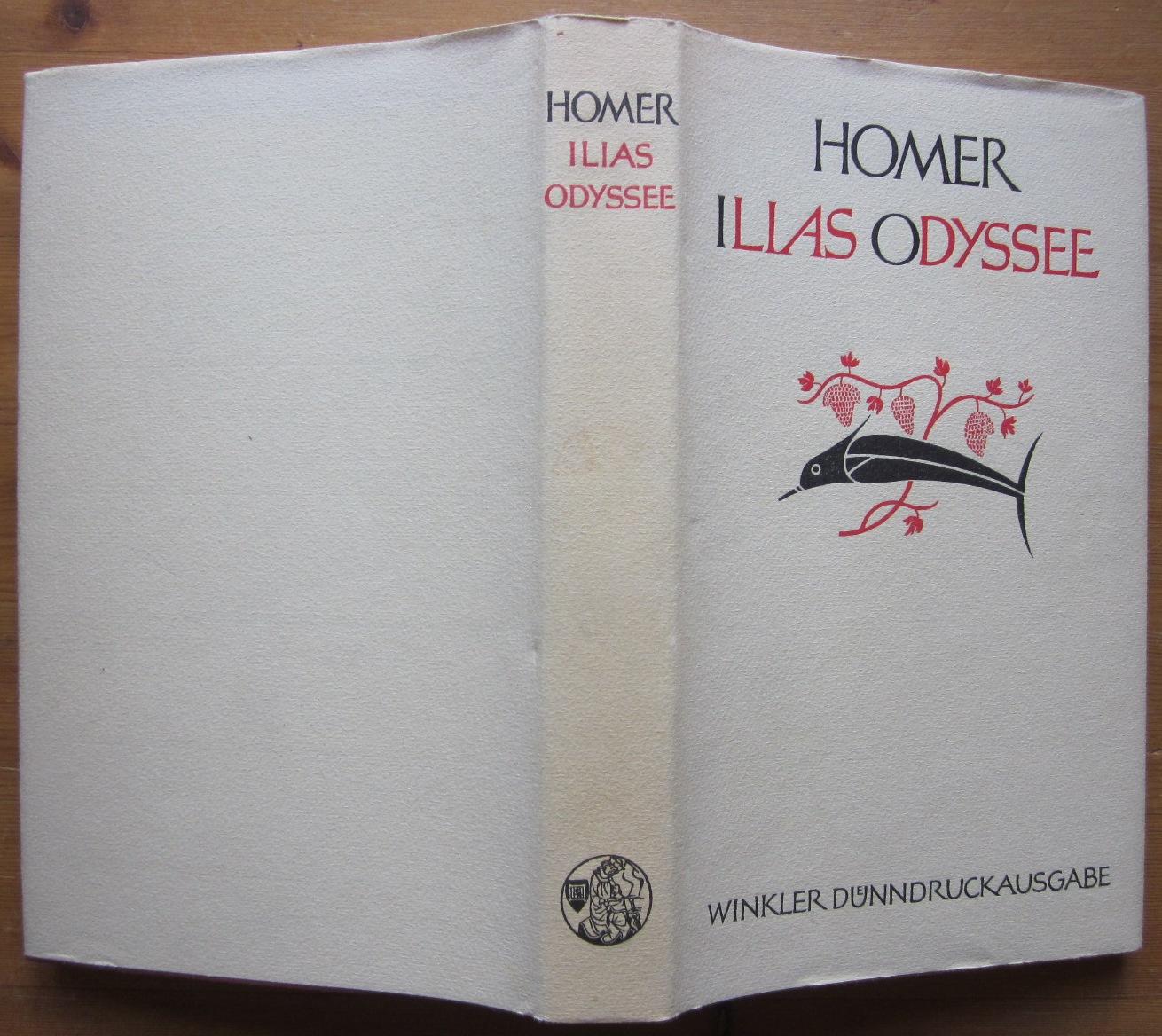 Ilias. Odyssee. Deutsch von Johann Heinrich Voss. - Homer