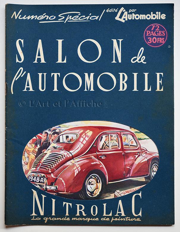 revue L'Automobile N° 33 décembre 1948 50 photos du salon de l'automobile 1948 