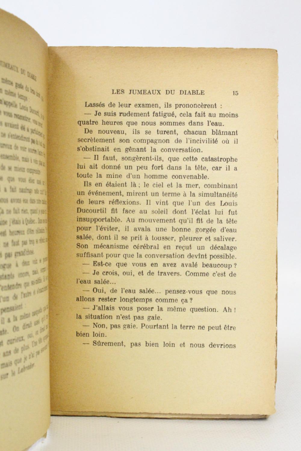 Les jumeaux du diable by AYME Marcel: couverture souple (1928) Signed ...