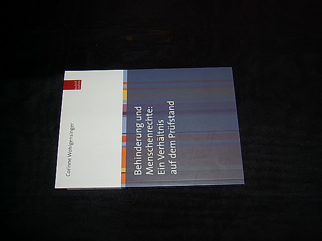 Behinderung und Menschenrechte: Ein Verhältnis auf dem Prüfstand. Corinne Wohlgensinger - Wohlgensinger, Corinne.