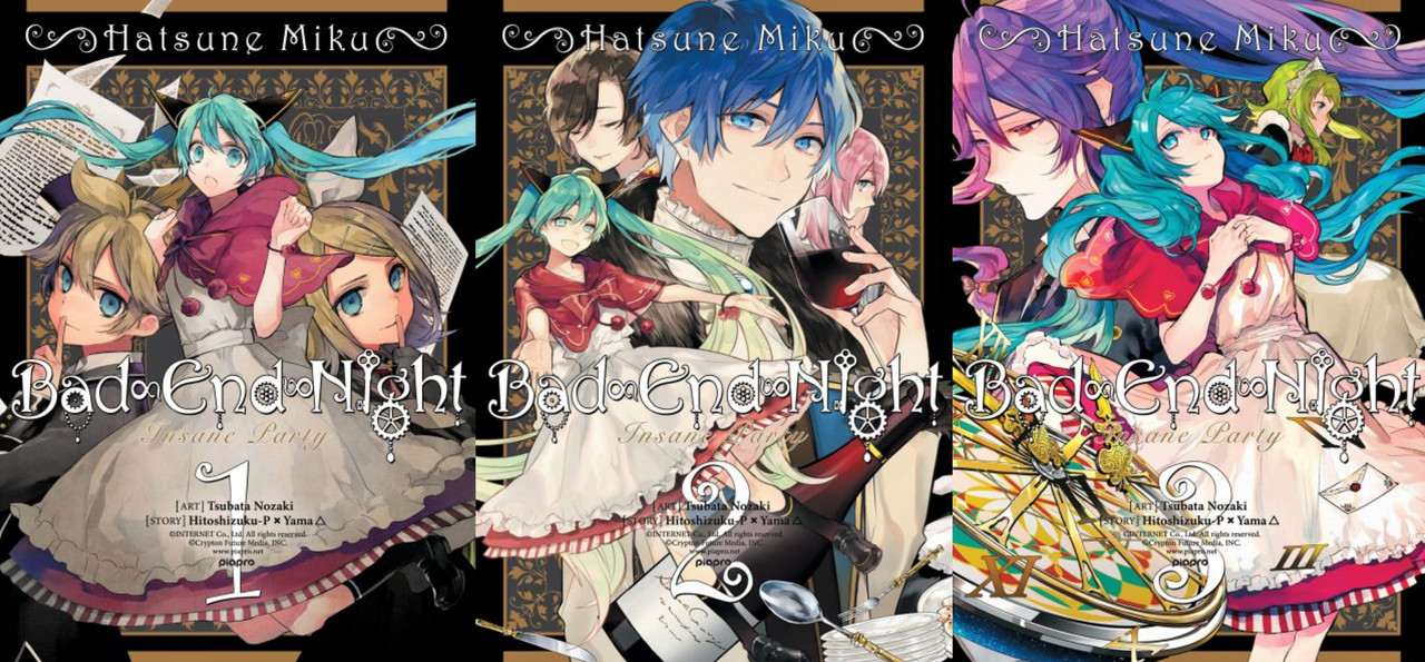 Manga Hatsune Miku Bad End Night 1 3 Tp By Yama Hitoshizuku P X New Lakeside Books