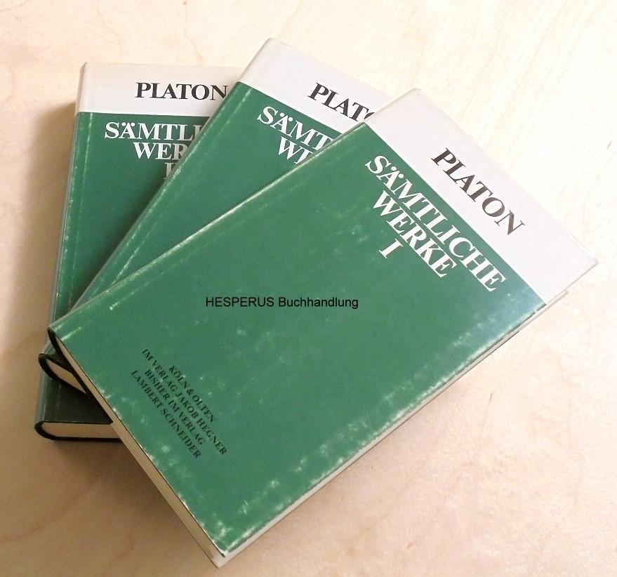 Sämtliche Werke - in 3 Bänden komplett - Platon.
