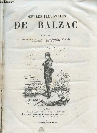 OEUVRES ILLUSTREES DE BALZAC // 2 VOLUMES : 1 ET 3 by DE BALZAC HONORE ...