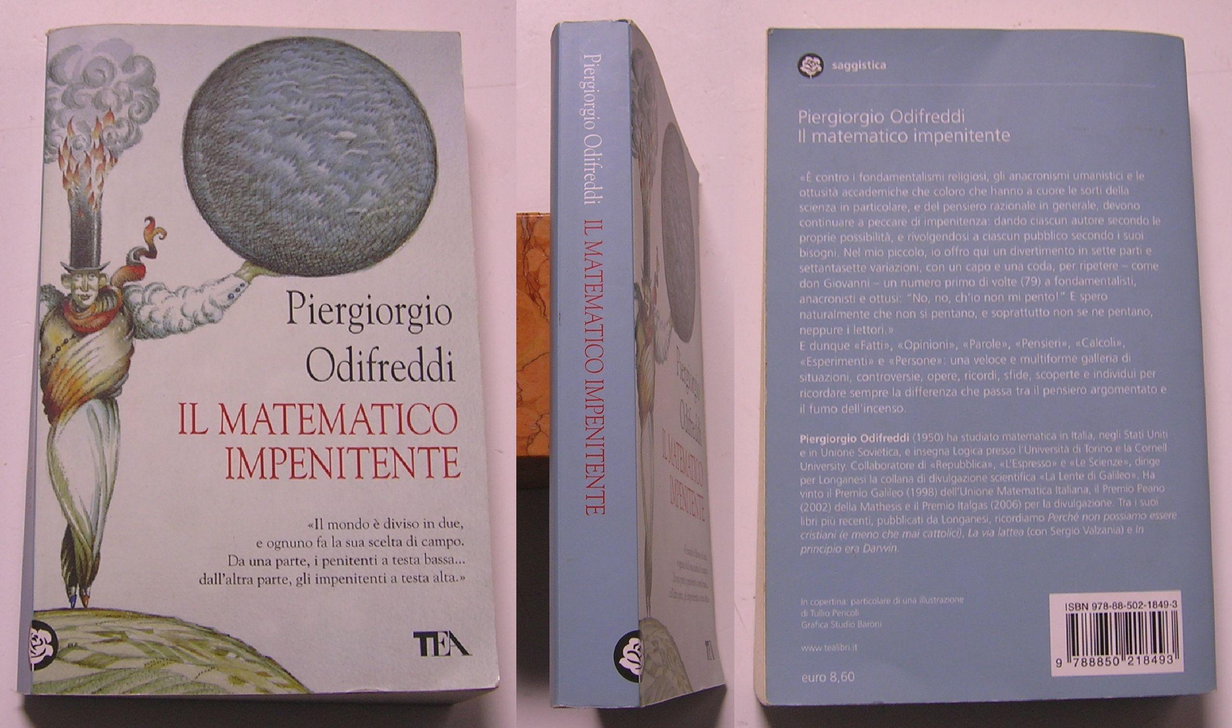 Il matematico impenitente - ODIFREDDI Piergiorgio