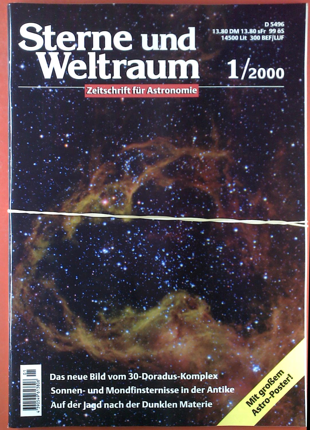 Sterne Und Weltraum Zeitschrift Fur Astronomie 1 2000 Von Dr Hans Elsasser Very Good 2000 Biblion2