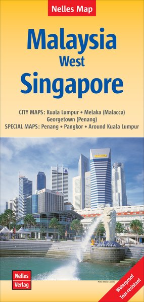 Nelles Map Landkarte Malaysia: West, Singapore