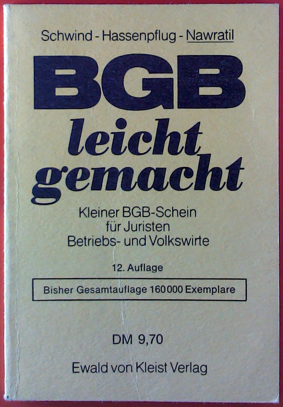 BGB leicht gemacht