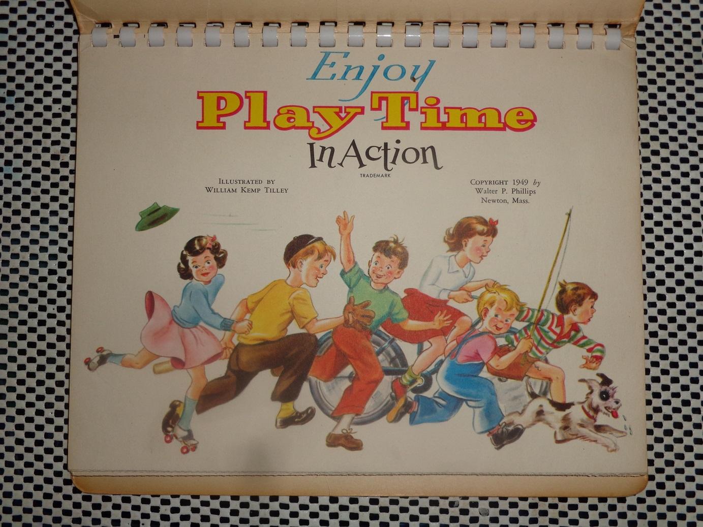PLAY TIME IN ACTION 1949 Pop-Up Book