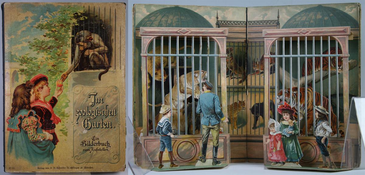 Im zoologischen Garten Aufstellbilderbuch Gebraucht Hardcover