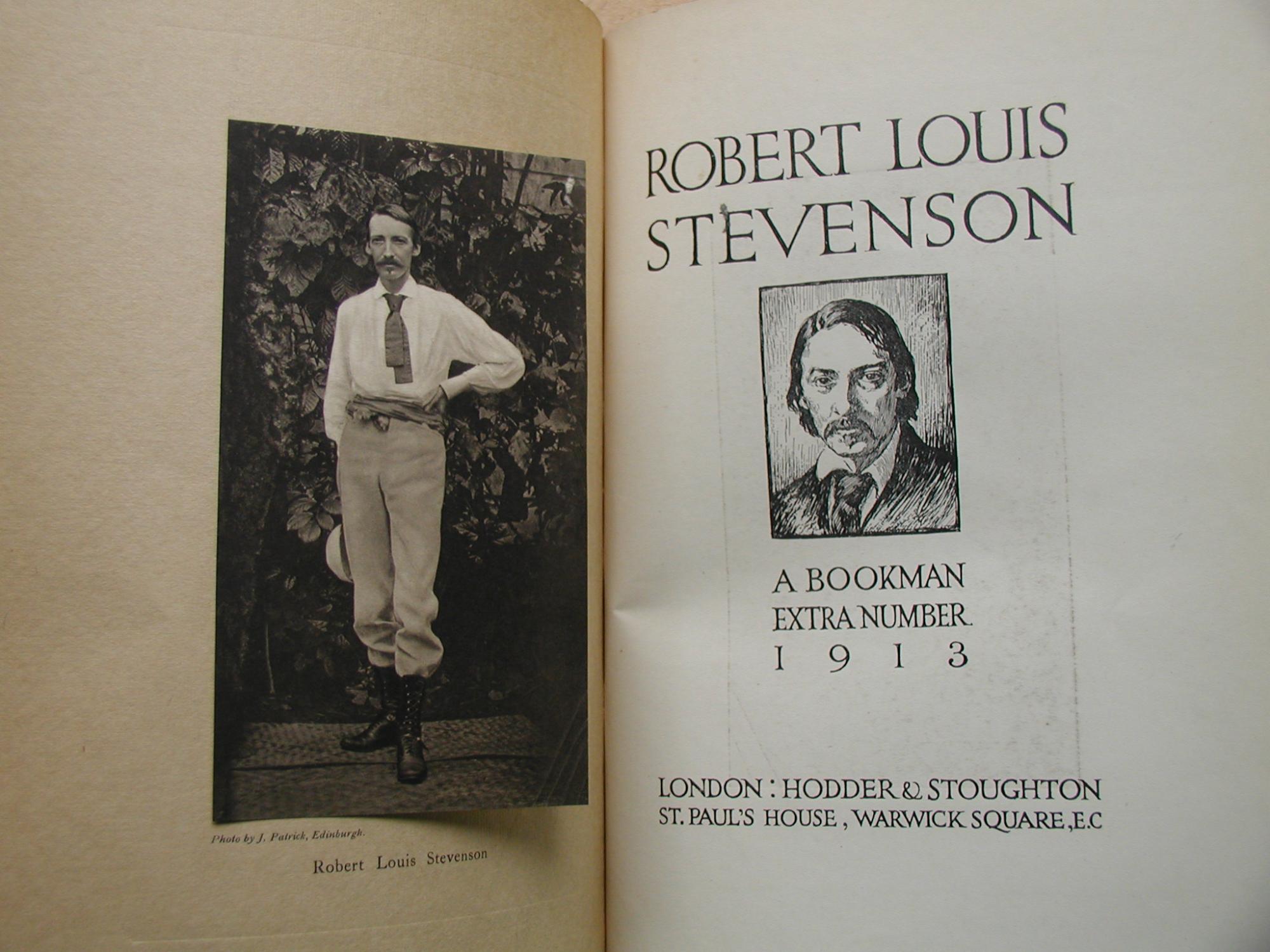Robert Louis Stevenson The Man & His Work. A Bookman